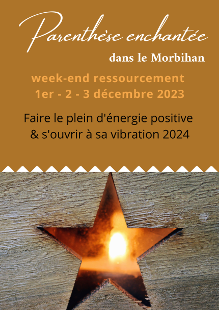 Week-end se ressourcer fin d'année, Morbihan, bienêtre, décembre